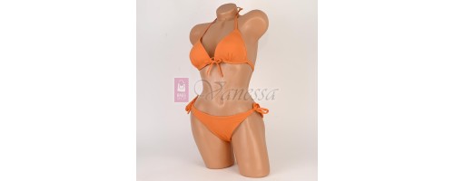 Бански от две части в оранжев цвят. КОД 327
