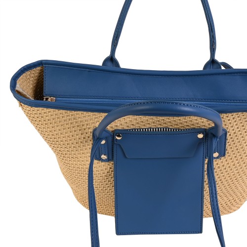Плажна кошница в син цвят Код: PL6