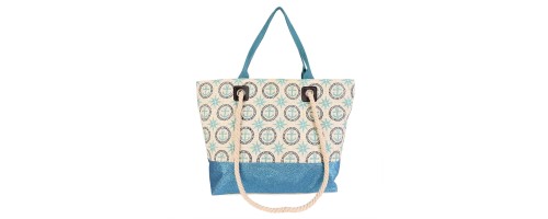 Плажна чанта в светло син цвят Код: PL4
