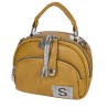  Дамска чанта от еко кожа в жълт цвят. Код: 006