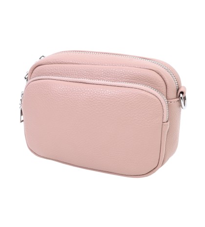 Малка дамска чанта от еко кожа в розов цвят. Код: 024-3