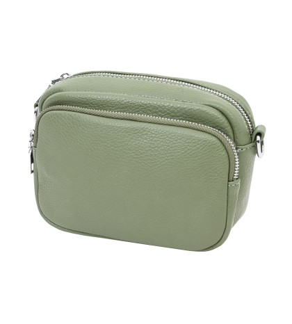 Малка дамска чанта от еко кожа в светлозелен цвят. Код: 024-3
