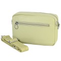 Дамска чанта от висококачествена еко кожа в зелен цвят Код: H105