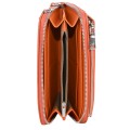 Голямо дамско портмоне/чанта от еко кожа в оранжев цвят. Код: CO106