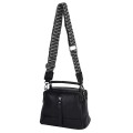 Дамска ежедневна чанта от висококачествена екологична кожа в черен цвят Код: 1093