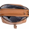 Дамска ежедневна чанта от висококачествена екологична кожа в кафяв цвят Код: 1093