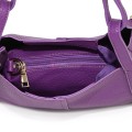 Дамска ежедневна чанта от еко кожа в лилав цвят. КОД  1173