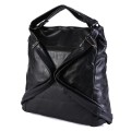 Дамска раница/чанта от еко кожа  в черен цвят S1221