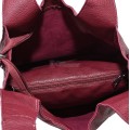 Голяма дамска чанта от еко кожа в цвят бордо. Код: 1388