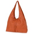 Голяма дамска чанта от еко кожа в оранжев цвят. Код: 1388