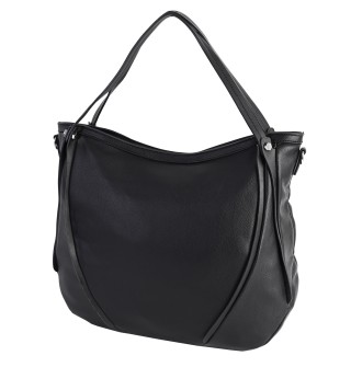  Дамска чанта от еко кожа в черен цвят. Код: 1401