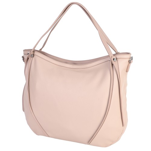 Дамска чанта от еко кожа в розов цвят. Код: 1401