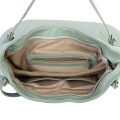 Дамска чанта от еко кожа в зелен цвят. Код: 1401