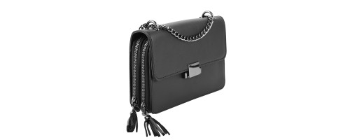  Дамска чанта от еко кожа в черен цвят. Код: 1407-1