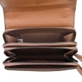 Дамска чанта от еко кожа в кафяв цвят. Код: 1407-1