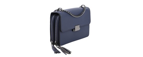  Дамска чанта от еко кожа в син цвят. Код: 1407-1