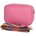 Дамска чанта от еко кожа в розов цвят. Код: 1434