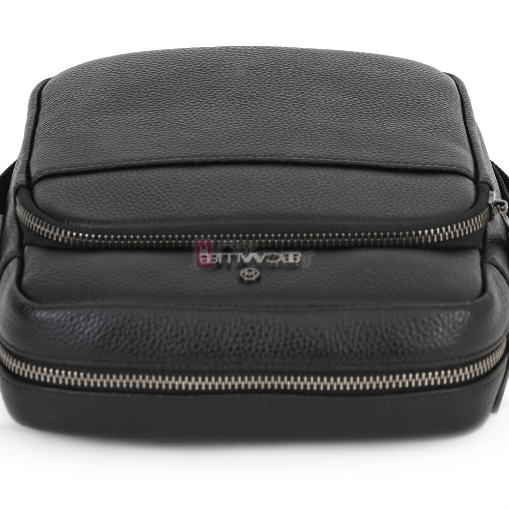 Мъжка чанта от естествена кожа в черен цвят. Код: 1482