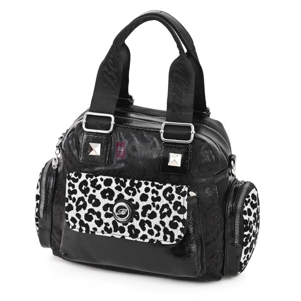  Дамска чанта от висококачествена еко кожа, в черен цвят. Код: 1570-2