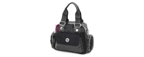  Дамска чанта от висококачествена еко кожа, в черен цвят. Код: 1570-4