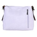 Дамска ежедневна чанта от висококачествена екологична кожа в светлолилав цвят Код: 1603