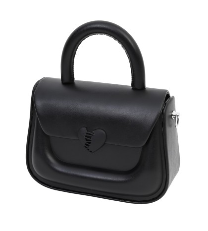  Дамска чанта от еко кожа в черен цвят. Код: 1632