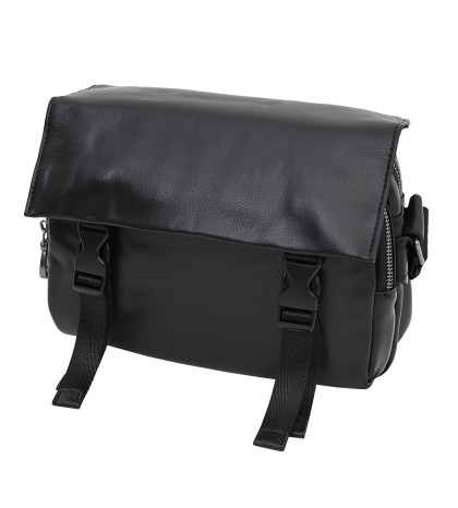 Мъжка чанта от естествена кожа в черен цвят. Код: 1654
