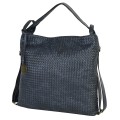 Дамска чанта/раница от еко кожа в тъмносин цвят. Код: 1700