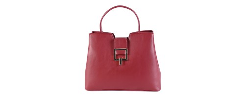 Дамска елегантна чанта в червен цвят 1702A317