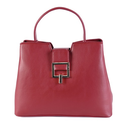 Дамска елегантна чанта в червен цвят 1702A317