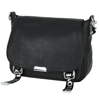 Дамска чанта от еко кожа в черен цвят Код: 1708