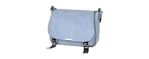 Дамска чанта от еко кожа в син цвят Код: 1708