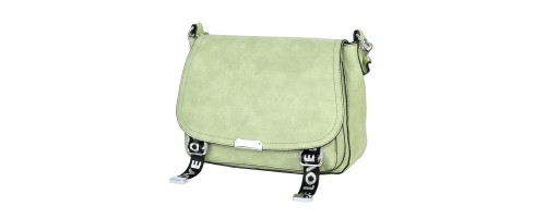 Дамска чанта от еко кожа в зелен цвят Код: 1708