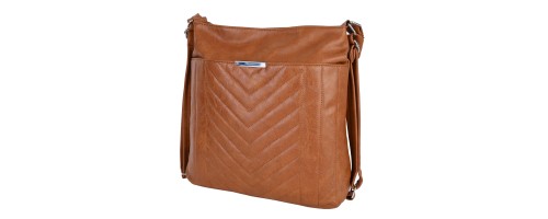  Дамска чанта/раница от еко кожа в кафяв цвят. Код: 1809