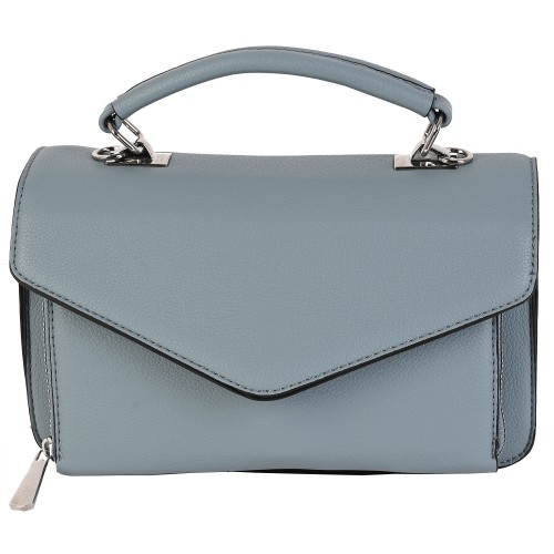 Дамска малка чанта в син цвят 1814-2