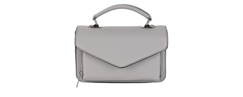 Дамска малка чанта в сив цвят 1814-2