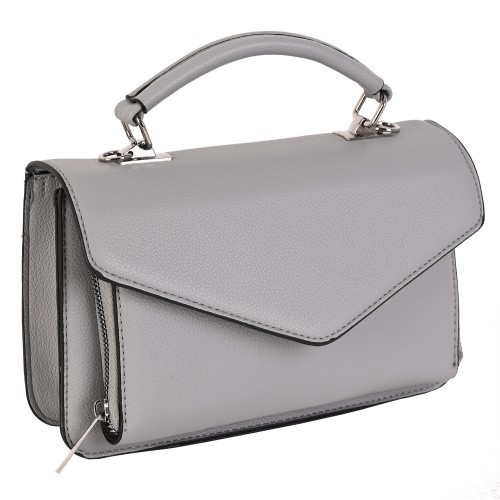 Дамска малка чанта в сив цвят 1814-2