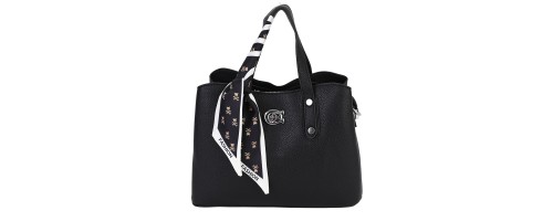  Дамска чанта от еко кожа в черен цвят. Код: 1838