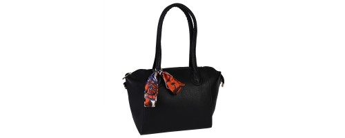Дамска чанта от еко кожа - черен цвят. Код: DL2006