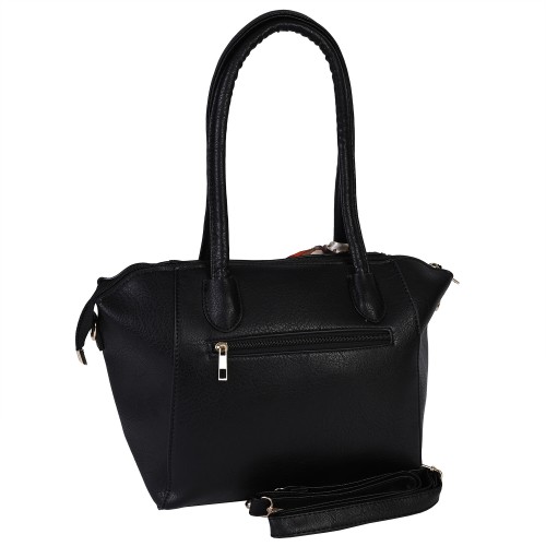Дамска чанта от еко кожа - черен цвят. Код: DL2006