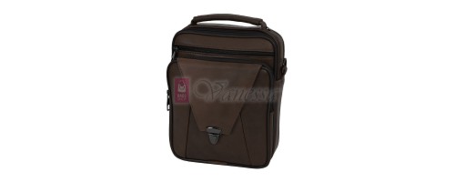 Мъжка чанта от естествена кожа в тъмнокафяв цвят. Код: 2014 Мъжка чанта от естествена кожа в тъмнокафяв цвят. Код: 2014