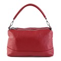Дамска чанта през рамо от еко кожа - червен цвят. Код: 2036