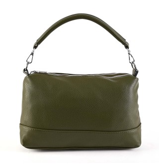 Дамска чанта през рамо от еко кожа - зелен цвят. Код: 2036 