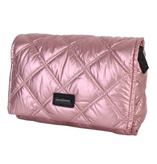  Дамска чанта от текстил в розов цвят. Код: 2072