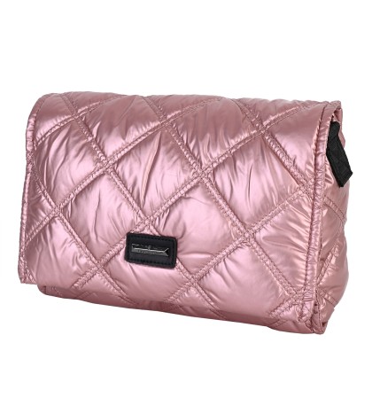  Дамска чанта от текстил в розов цвят. Код: 2072