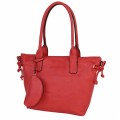 Дамска чанта от еко кожа в червен цвят. Код: 2080
