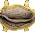 Дамска чанта от еко кожа в жълт цвят. Код: 2080