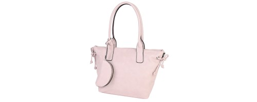  Дамска чанта от еко кожа в розов цвят. Код: 2080