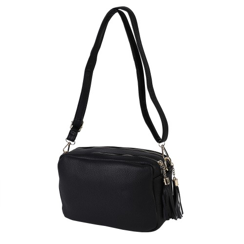 Малка дамска чанта от еко кожа черен цвят. Код: 2099