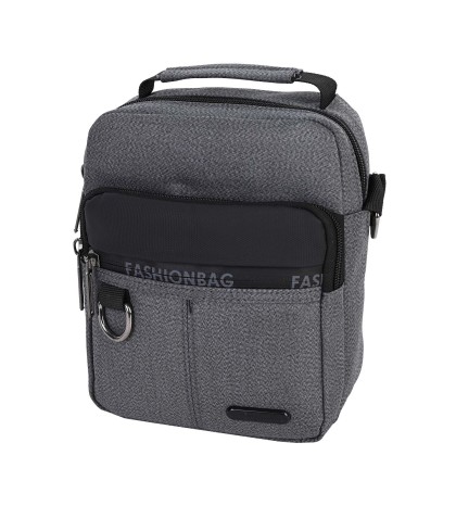 Мъжка чанта от текстил в сив цвят Код: 21055